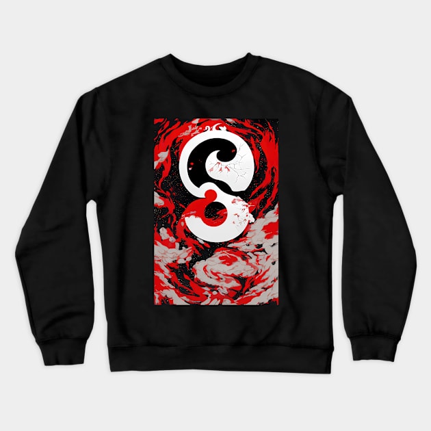 Yin-Yang Crewneck Sweatshirt by Artieries1